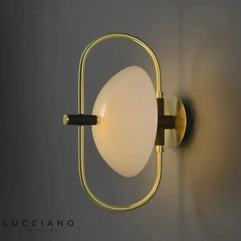 Contemporary bright Nordic antique design wall light