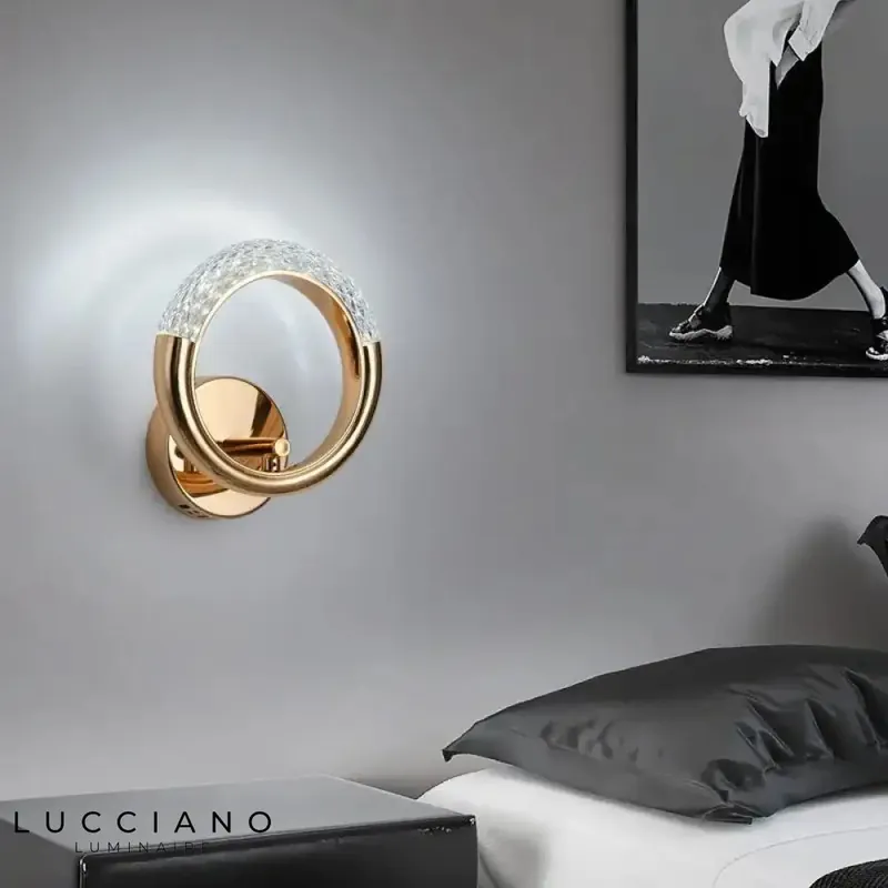 Bold modern elegant luxury wall sconce
