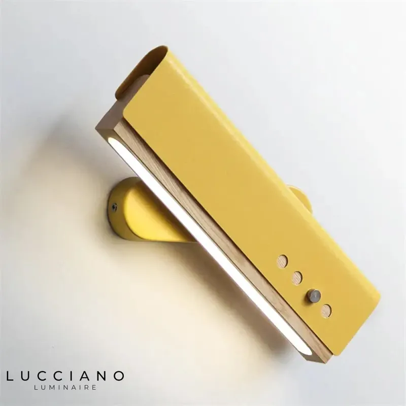 Chic contemporary elegant wooden wall lights