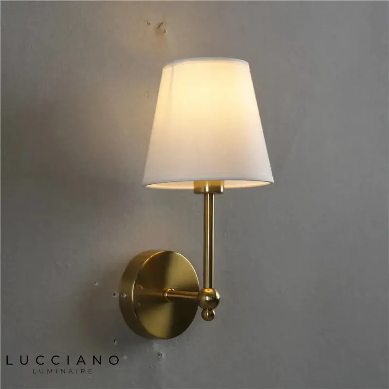 vintage gold Art Deco wall light