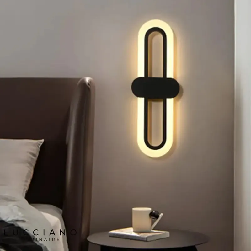 Contemporary design LED wall light
