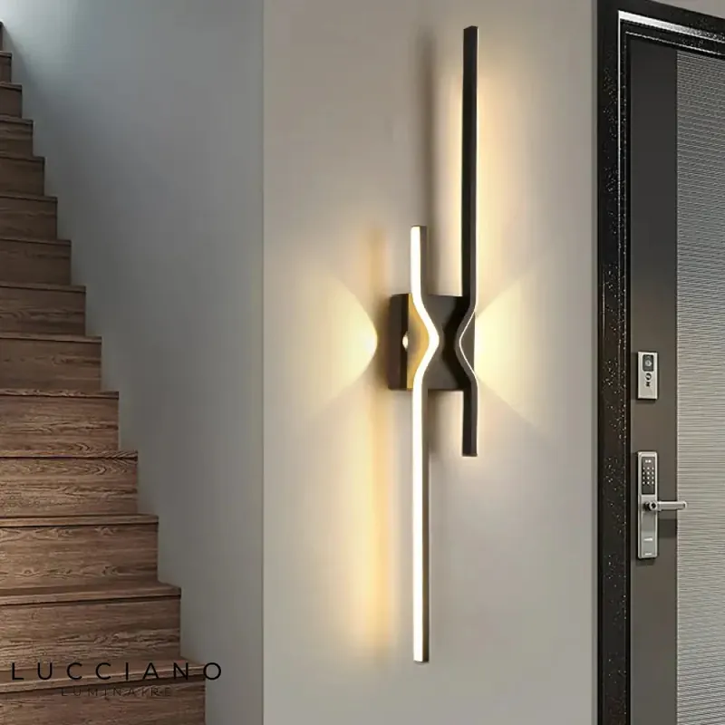 Sleek LED wall light, chic minimalist design