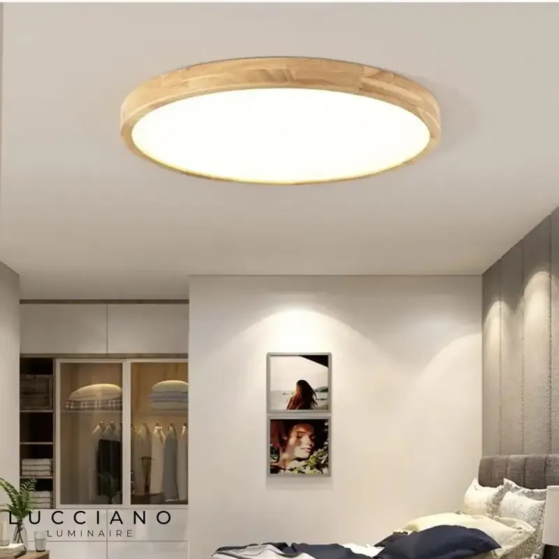 Wooden kitchen ceiling light