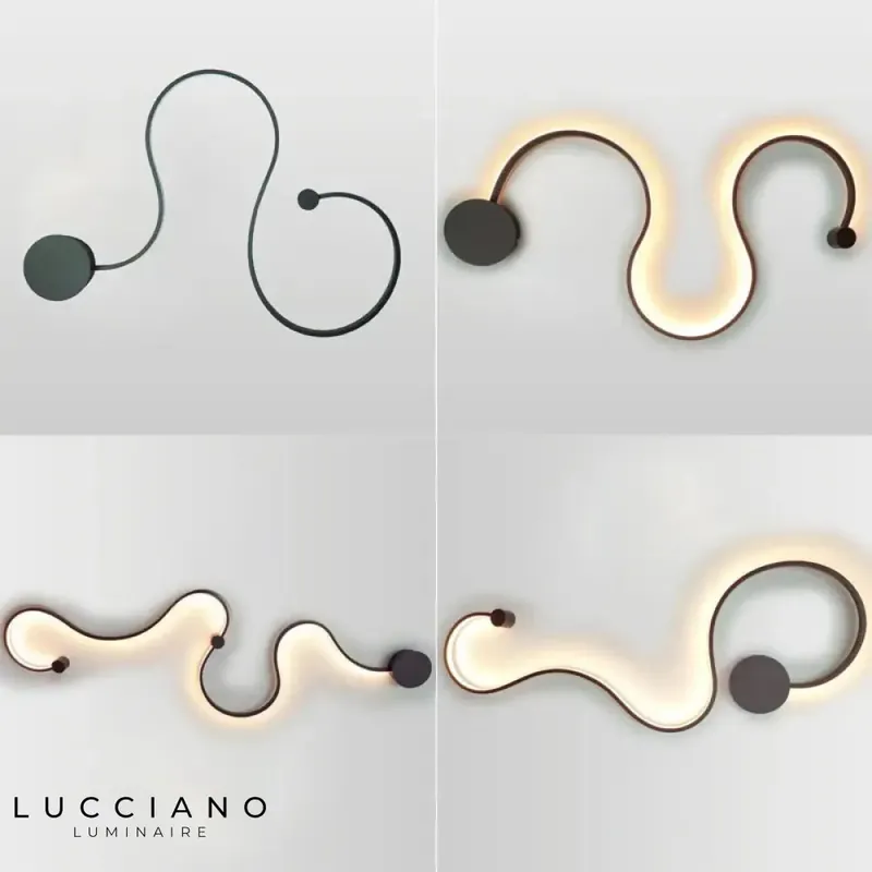 Sleek modern wall light with clean luminosity.