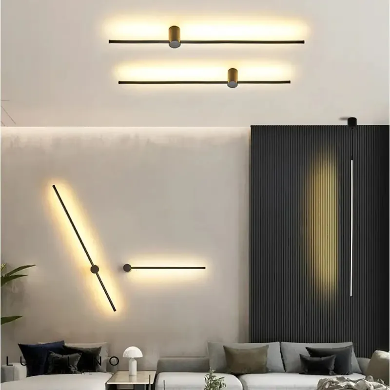 Chic Scandinavian LED wall light.