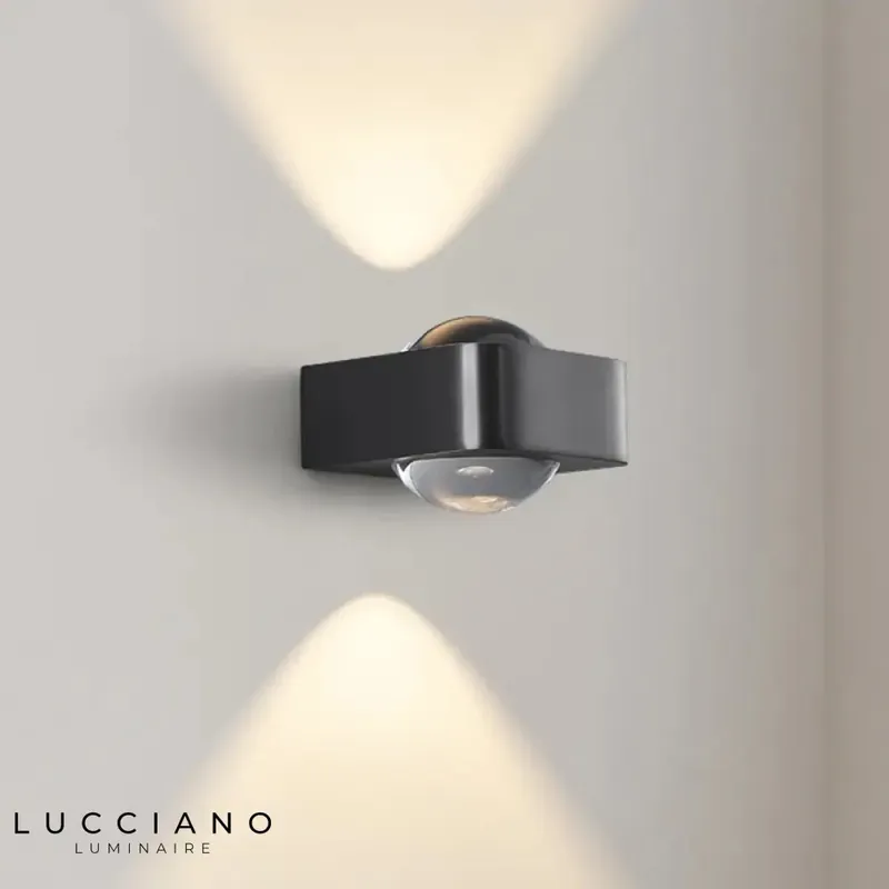 Stylish square luminous designer wall light.