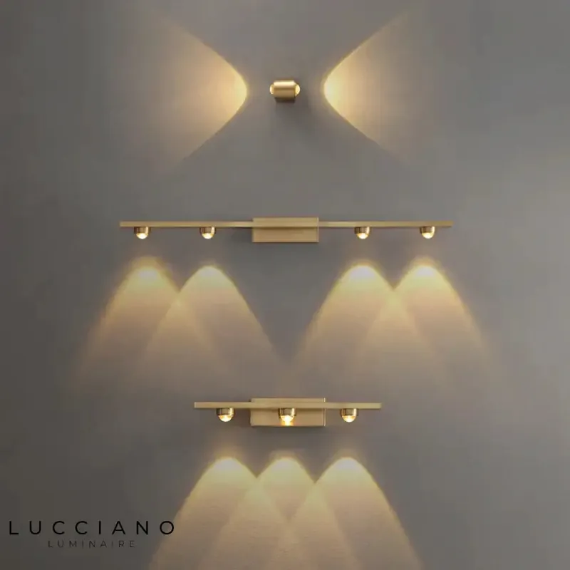 designer wall light, warmth and intimacy