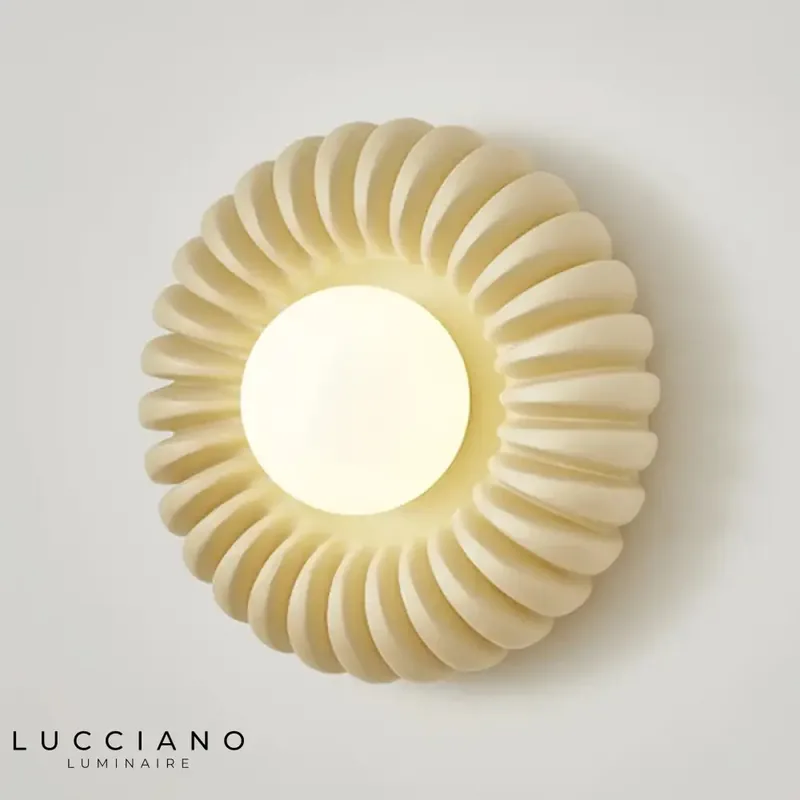 Stunning round wall light elegant design