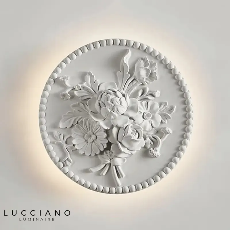 Chic vintage circular wall light design