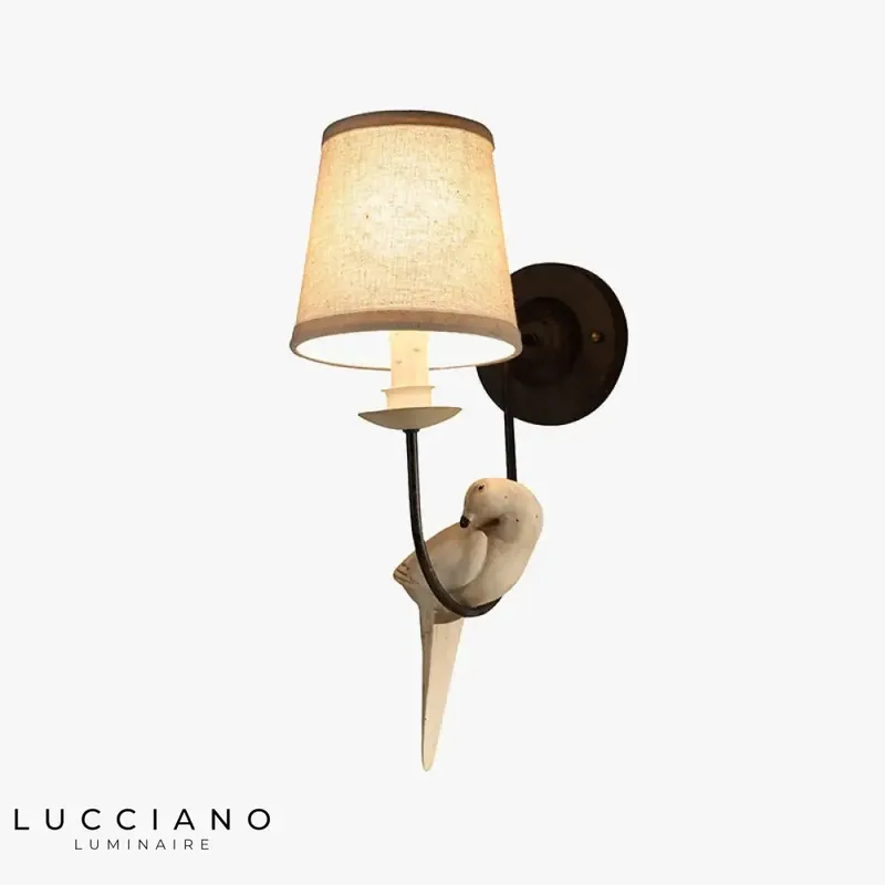 Unique European Decorative Birds Wall Sconce