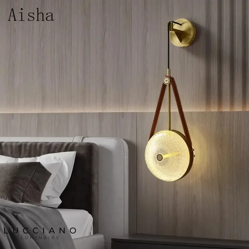 Sleek modern elegant wall light.