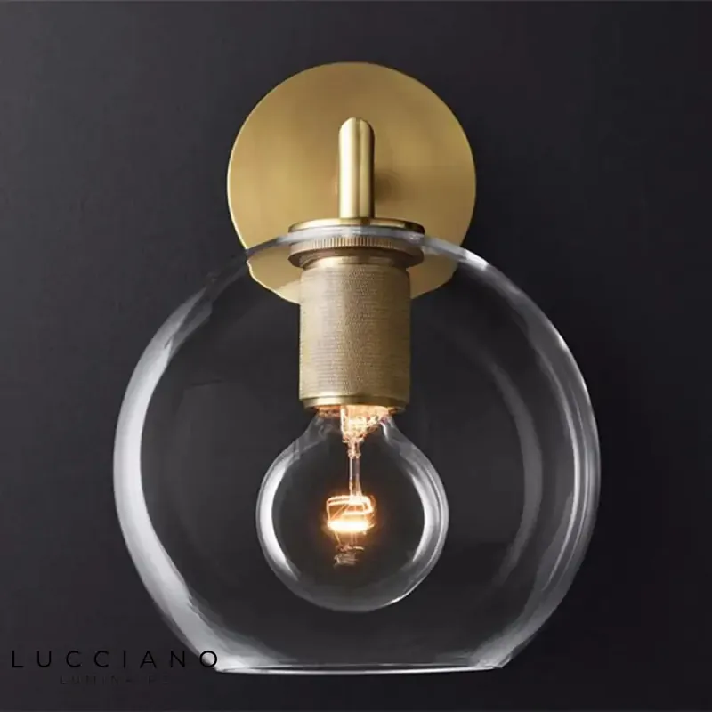 Elegant American retro wall light.
