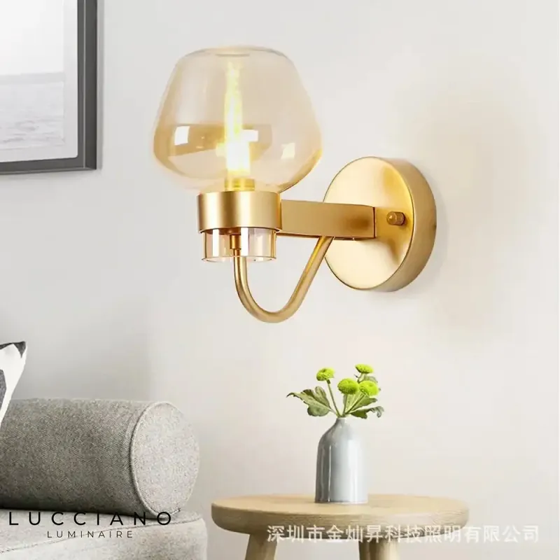 Stylish contemporary LED wall light.
