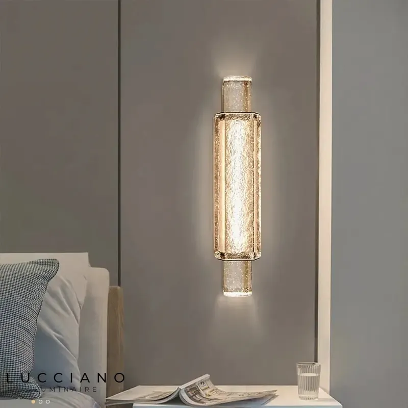 Crystalline elegant design wall light