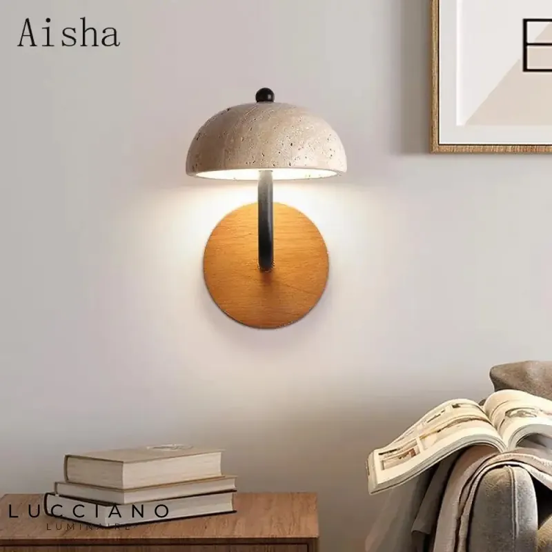Stone wall light: bright contemporary design