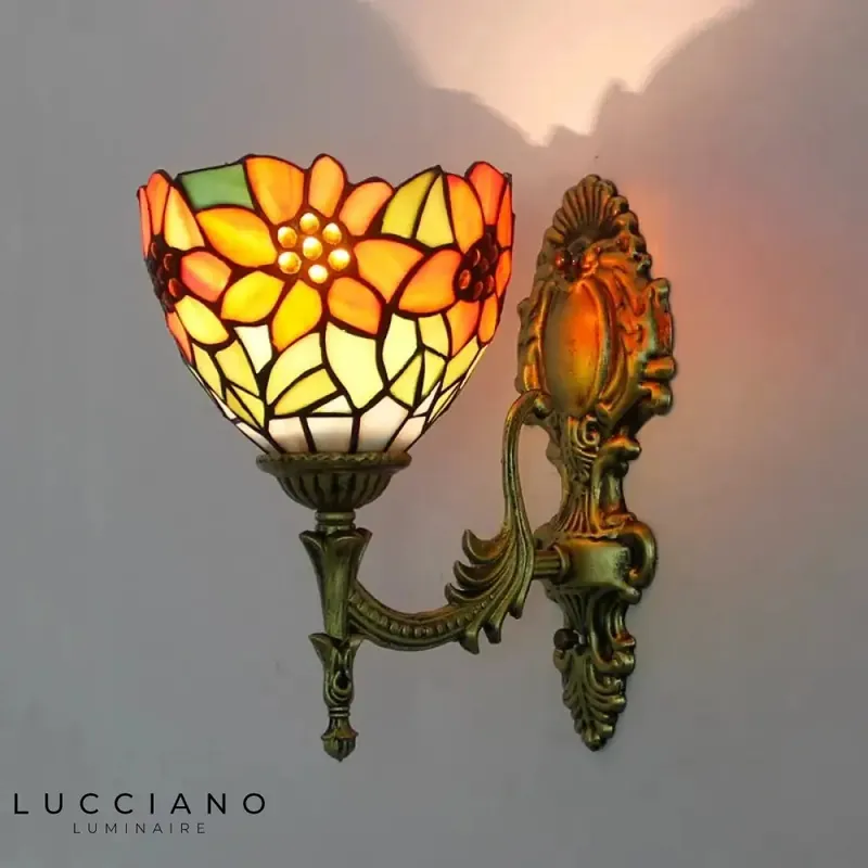 Baroque wall sconce, elegant vintage ornament.