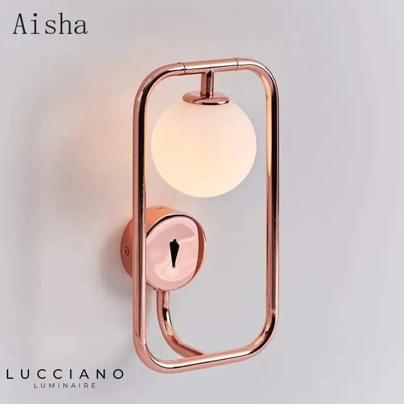 Creative wall light illuminating elegant spaces.