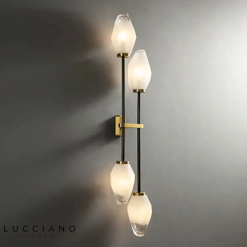 Chic minimalist Scandinavian copper wall light.