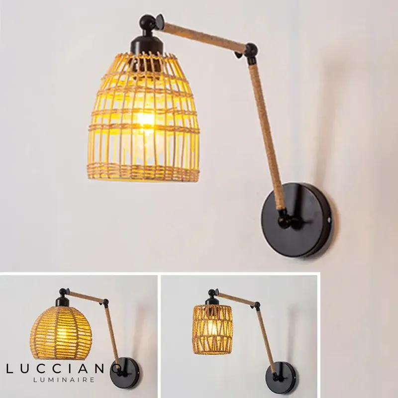 Vintage Rustic Style Folding Wall Sconce