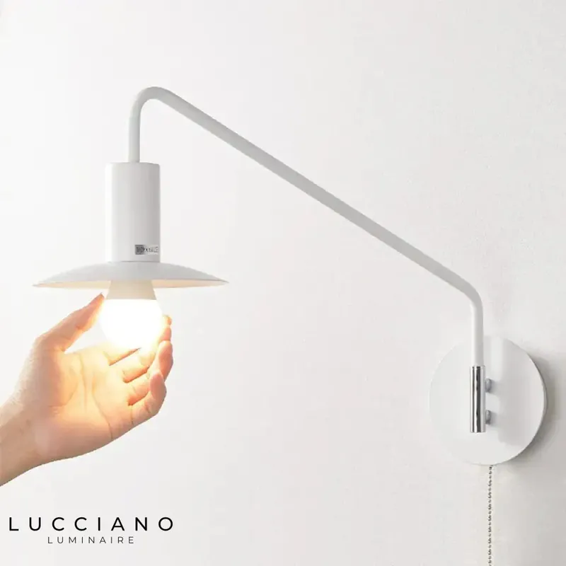 Stylish Contemporary Swing Arm Wall Lamp