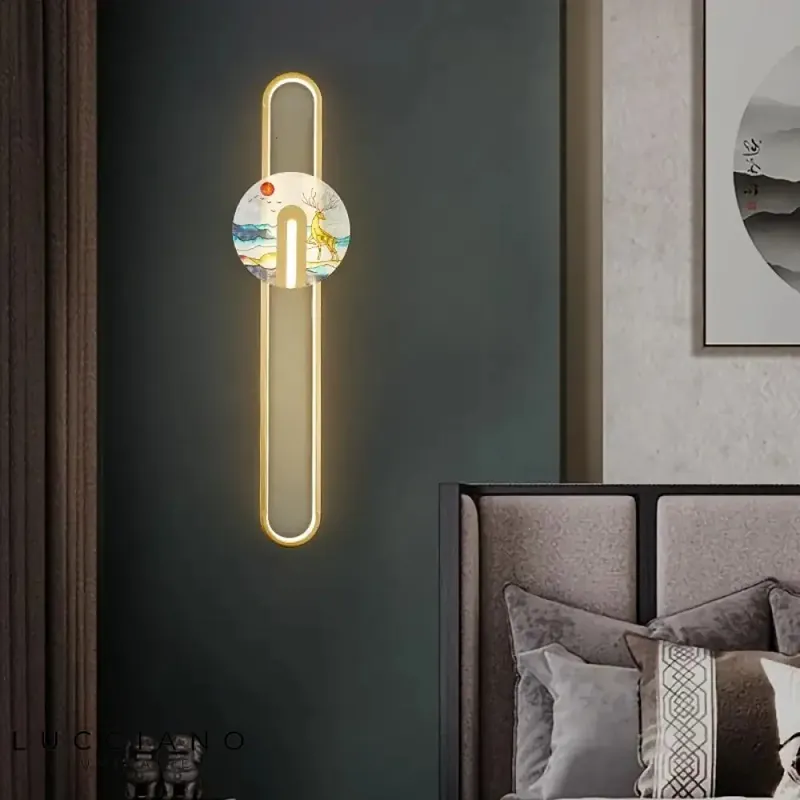 Bright and refined modern wall light