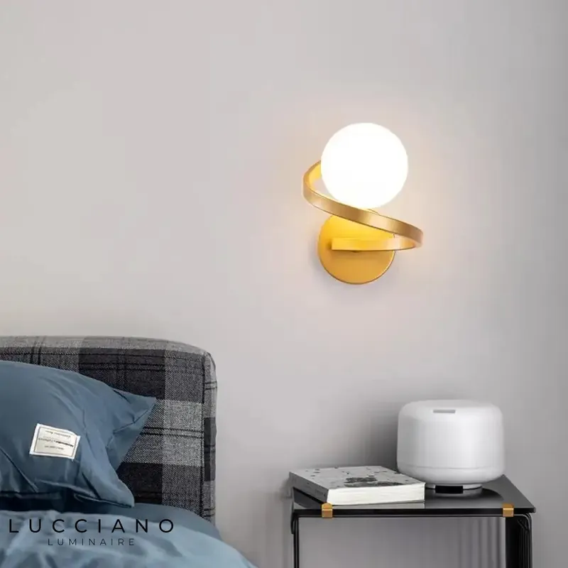 sleek modern luminous wall sconce
