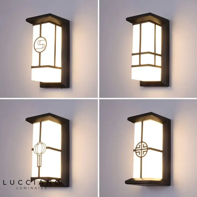 Waterproof aluminum outdoor wall light