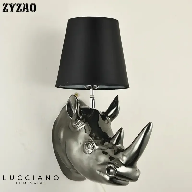 Vintage rustic wood and metal wall light.