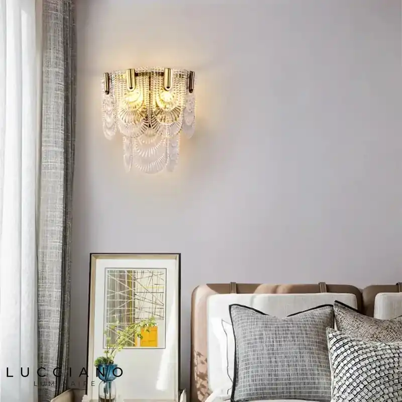 Chic minimalist Scandinavian luxury wall lamp.