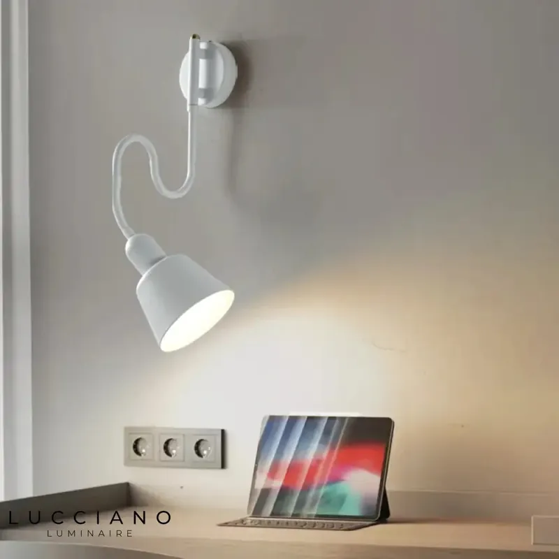 Adjustable smart wall lamp