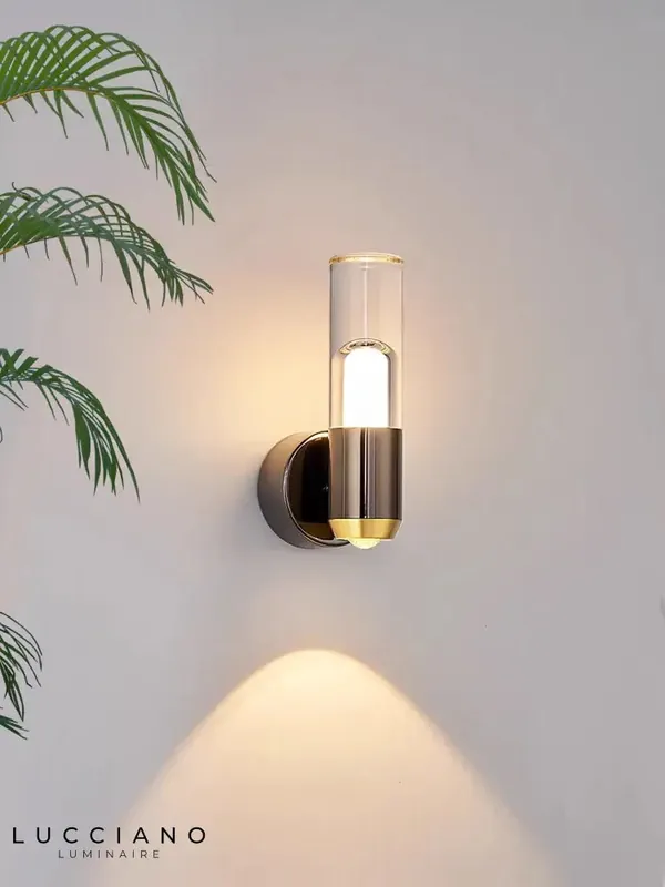 Stylish and designer LED wall light.