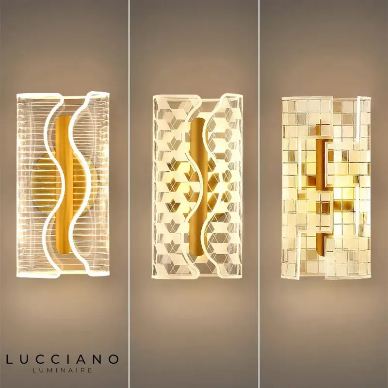 chic minimalist LED wall light