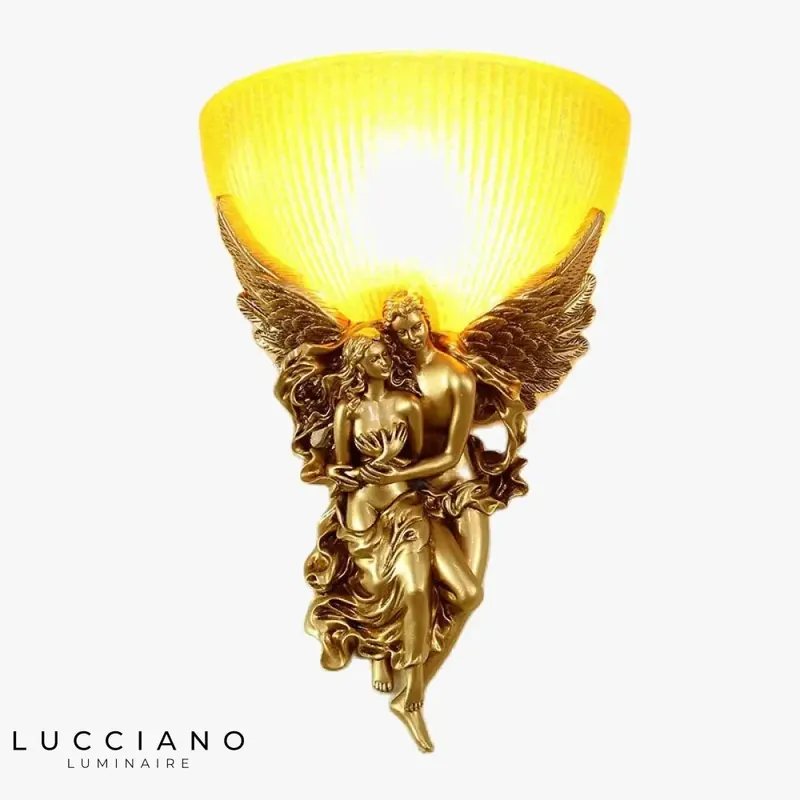 angel wall light: retro chic charm