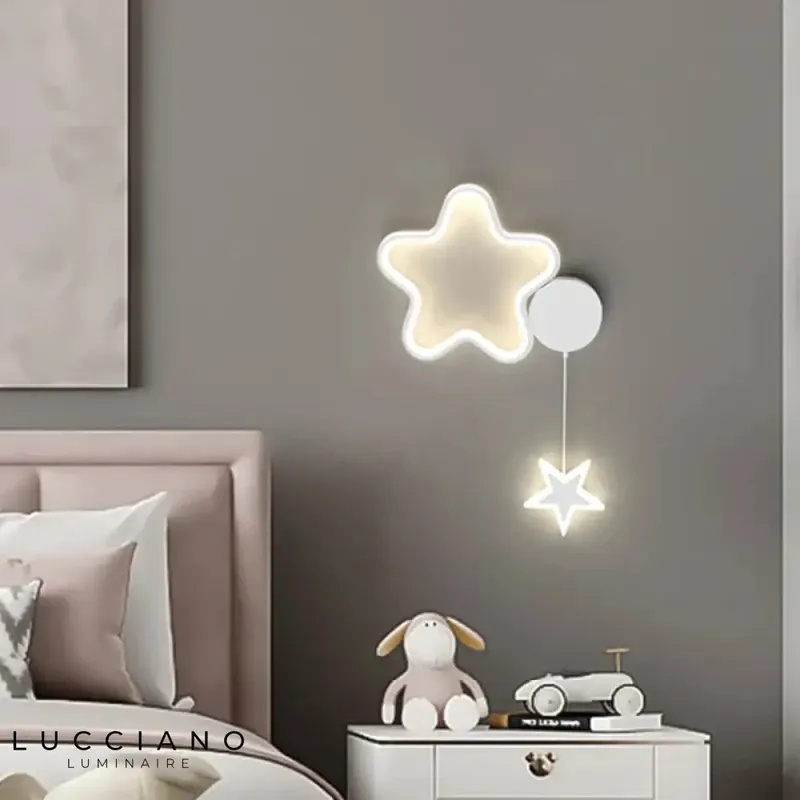 Decorative creative bright wall light for bedroom