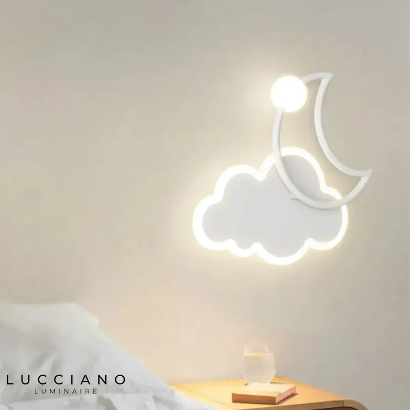 Cloud wall light trendy children's design