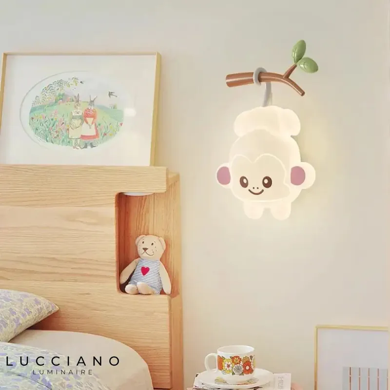 Cute decorative wall lamp for kids' room