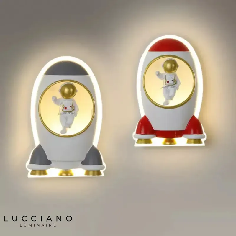 Creative light-up adventure space wall light