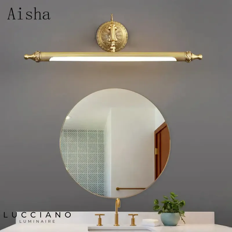 Copper LED wall light, chic Scandinavian design.