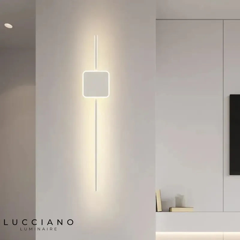 Chic contemporary design LED wall light.