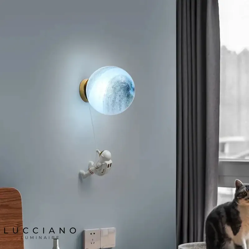 Designer wall light: contemporary luminous elegance