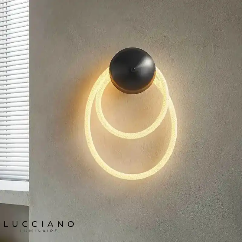 Creative stylish modern design luminous wall light