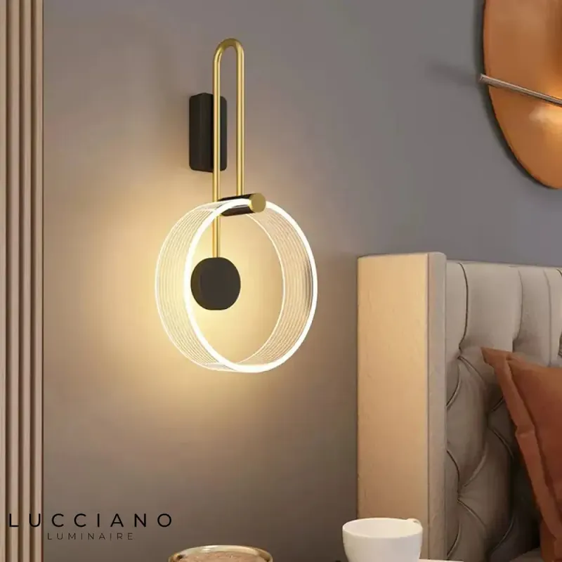 Stylish chic aesthetic LED wall light.