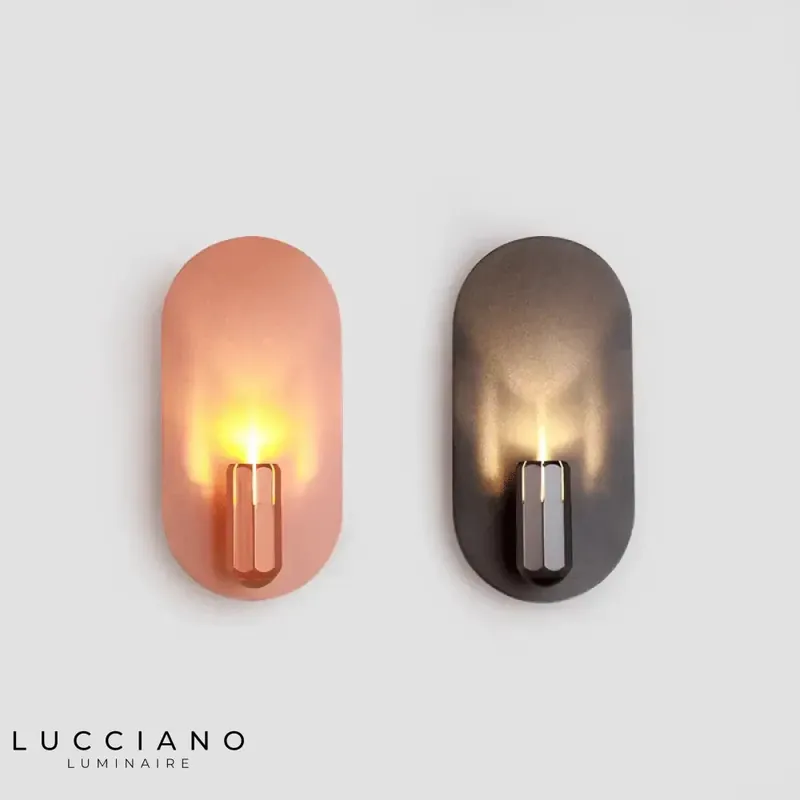 Sleek, elegant design LED wall light.