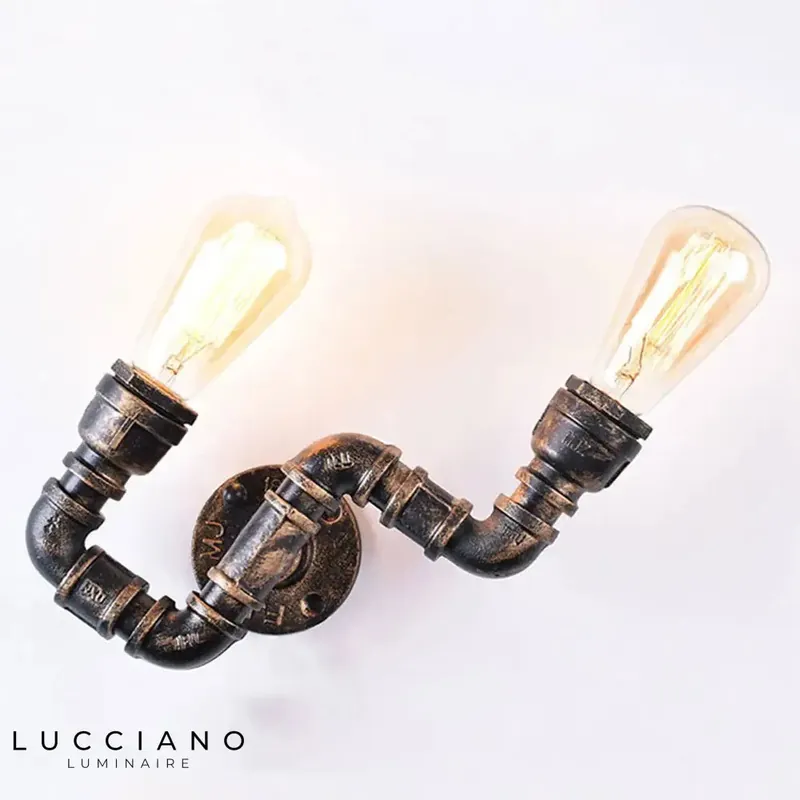 Vintage industrial retro design wall lamp