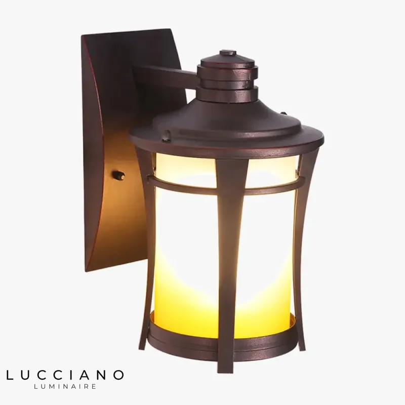 Waterproof retro vintage elegant design wall light