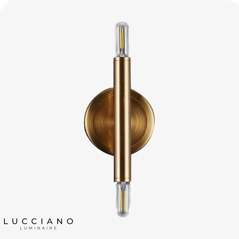 Designer gold wall light vintage copper lighting
