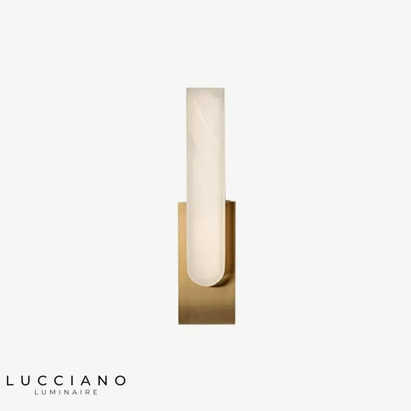 Contemporary elegant gold design marble wall light