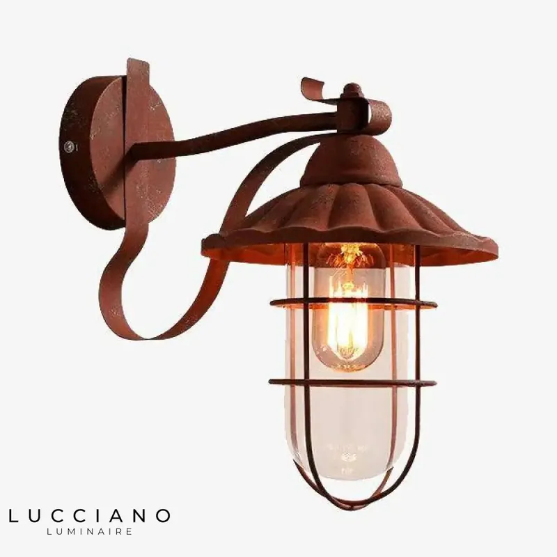 Vintage Industrial Rustic Metal Wall Sconce