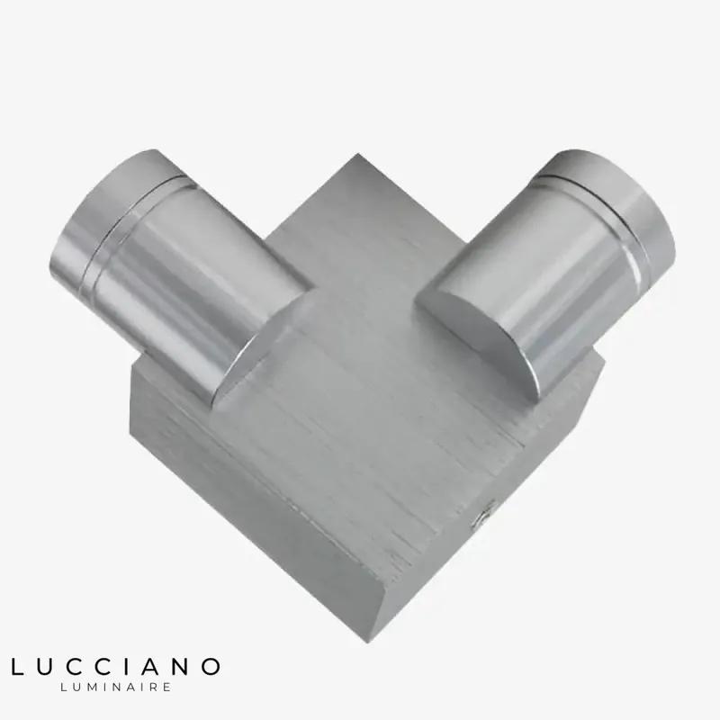 Chrome wall light adjustable spot LED design