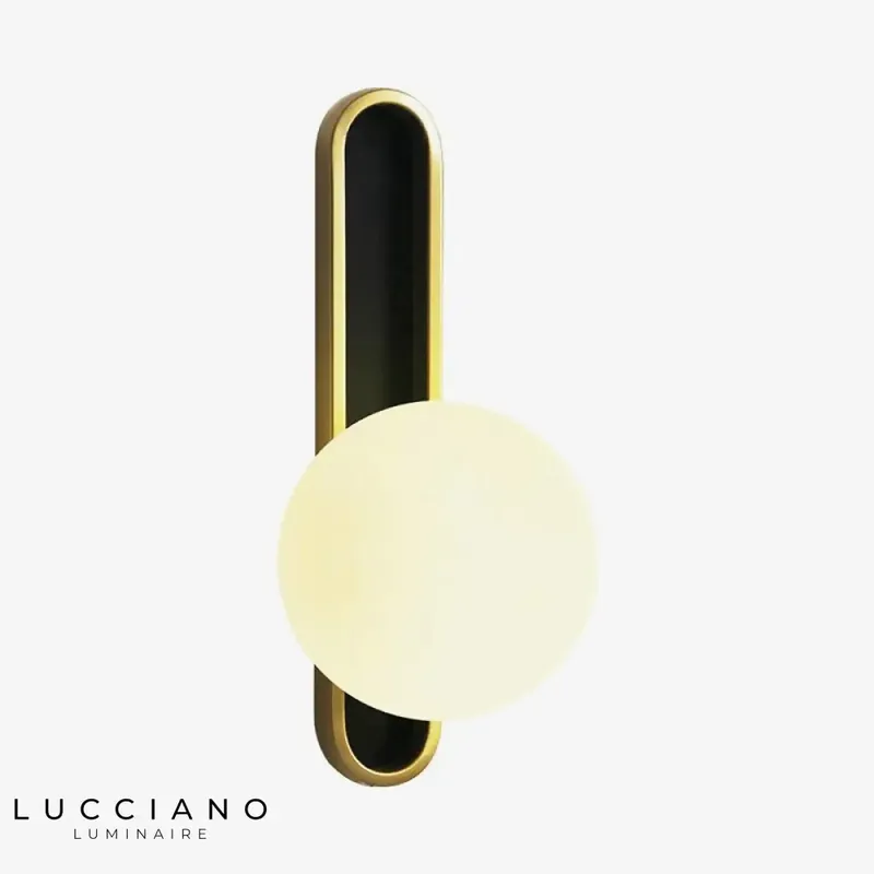 Designer golden wall sconce Modern crystalline elegance